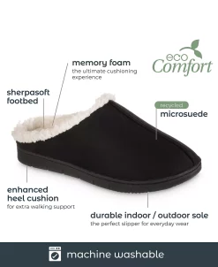 Isotoner Signature Women's Microsuede Rory Hoodback Comfort Slippers -rings shop 23144923 fpx