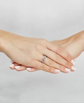 Forever Grown Diamonds Lab-Created Diamond Double Row Ring (1/2 Ct. T.w.) In Sterling Silver 2 Forever Grown Diamonds Lab-Created Diamond Double Row Ring (1/2 Ct. T.w.) In Sterling Silver - Image 2