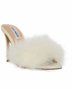 Steve Madden Women's Spin Feathered Platform Dress Sandals