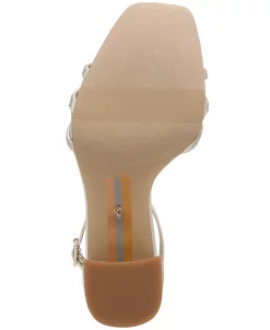 Sam Edelman Women's Donnie Embellished Strappy Block-Heel Sandals -rings shop 23289519 fpx