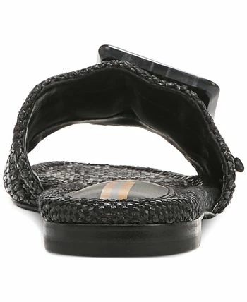 Sam Edelman Women's Bambi Raffia Buckle Slide Sandals 3 Sam Edelman Women's Bambi Raffia Buckle Slide Sandals - Image 3
