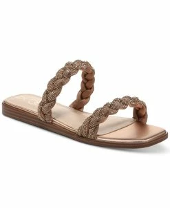 Sam Edelman Inette Rhinestone Braided Slide Sandals