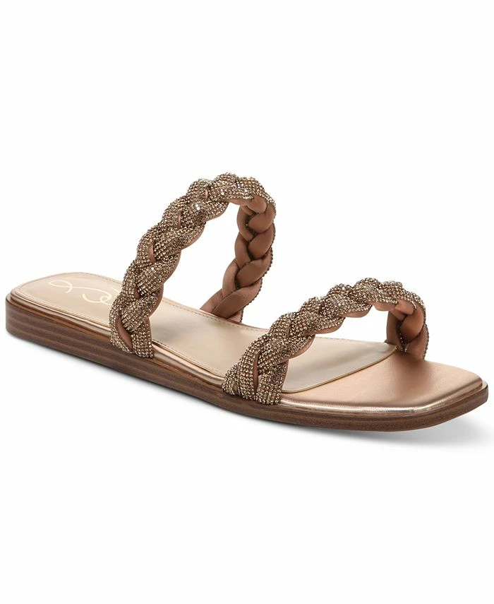 Sam Edelman Inette Rhinestone Braided Slide Sandals 1 Sam Edelman Inette Rhinestone Braided Slide Sandals
