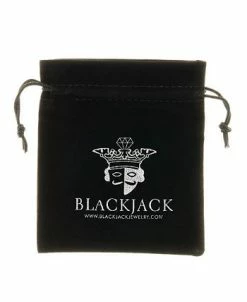 Blackjack Mens Stainless Steel Two-tone Satin Band Ring -rings shop 23330735 fpx