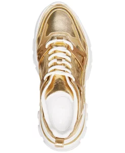 Michael Kors Women's Nick Lace-Up Trainer Running Sneakers -rings shop 23346786 fpx