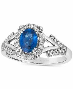 Le Vian Couture® Blueberry Sapphire (3/4 Ct. T.w.) & Vanilla Diamond (1/4 Ct. T.w.) In Platinum