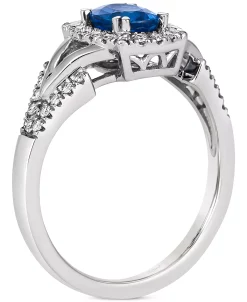 Le Vian Couture® Blueberry Sapphire (3/4 Ct. T.w.) & Vanilla Diamond (1/4 Ct. T.w.) In Platinum -rings shop 23387600 fpx