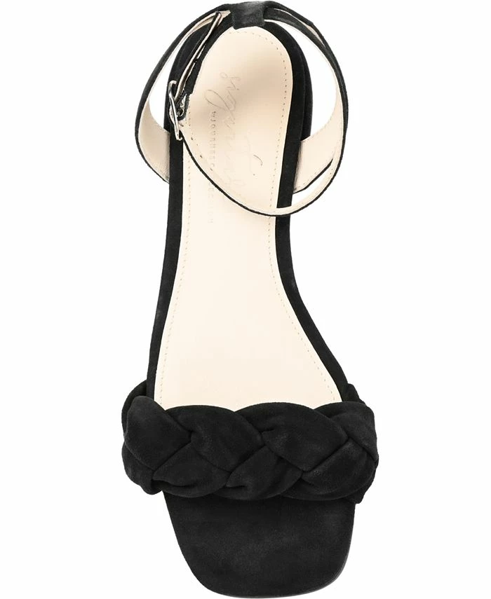 Journee Signature Women's Sellma Braided Sandal 4 Journee Signature Women's Sellma Braided Sandal - Image 4