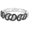 Le Vian Exotics® Vanilla Diamond (1/3 Ct. T.w.) & Blackberry Diamond (1/4 Ct. T.w.) Statement Ring In 18k White Gold