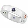 Macy's Lab-Created Multi-Sapphire (1/2 Ct. T.w.) Ring In Sterling Silver