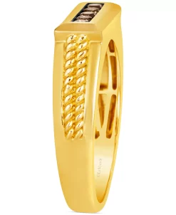 Le Vian Chocolatier® Men's Chocolate Diamond Rope Design Ring (1/3 Ct. T.w.) In 14k Gold -rings shop 23482353 fpx