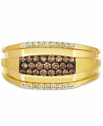 Le Vian Men's Chocolate Diamond (3/8 Ct. T.w.) & Nude Diamond (1/6 Ct. T.w.) Cluster Ring In 14k Gold 2 Le Vian Men's Chocolate Diamond (3/8 Ct. T.w.) & Nude Diamond (1/6 Ct. T.w.) Cluster Ring In 14k Gold - Image 2