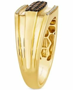 Le Vian Men's Chocolate Diamond (3/8 Ct. T.w.) & Nude Diamond (1/6 Ct. T.w.) Cluster Ring In 14k Gold 7 Le Vian Men's Chocolate Diamond (3/8 Ct. T.w.) & Nude Diamond (1/6 Ct. T.w.) Cluster Ring In 14k Gold -rings shop 23482719 fpx