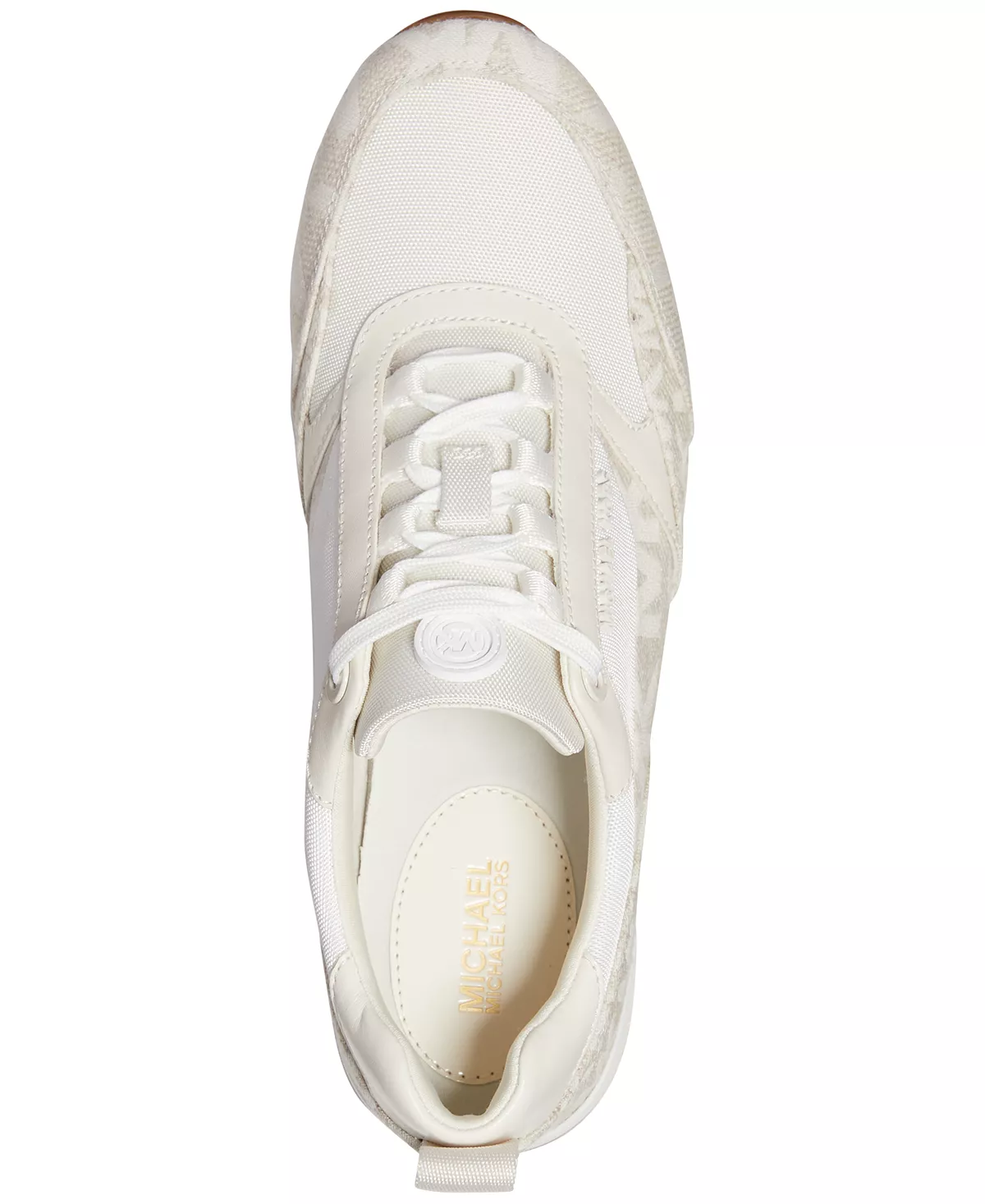Michael Kors Women's Allie Stride Trainer Lace-Up Sneakers 4 Michael Kors Women's Allie Stride Trainer Lace-Up Sneakers - Image 4