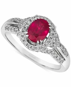 Le Vian Couture® Passion Ruby (3/4 Ct. T.w.) & Vanilla Diamond (1/3 Ct. T.w.) Ring In Platinum