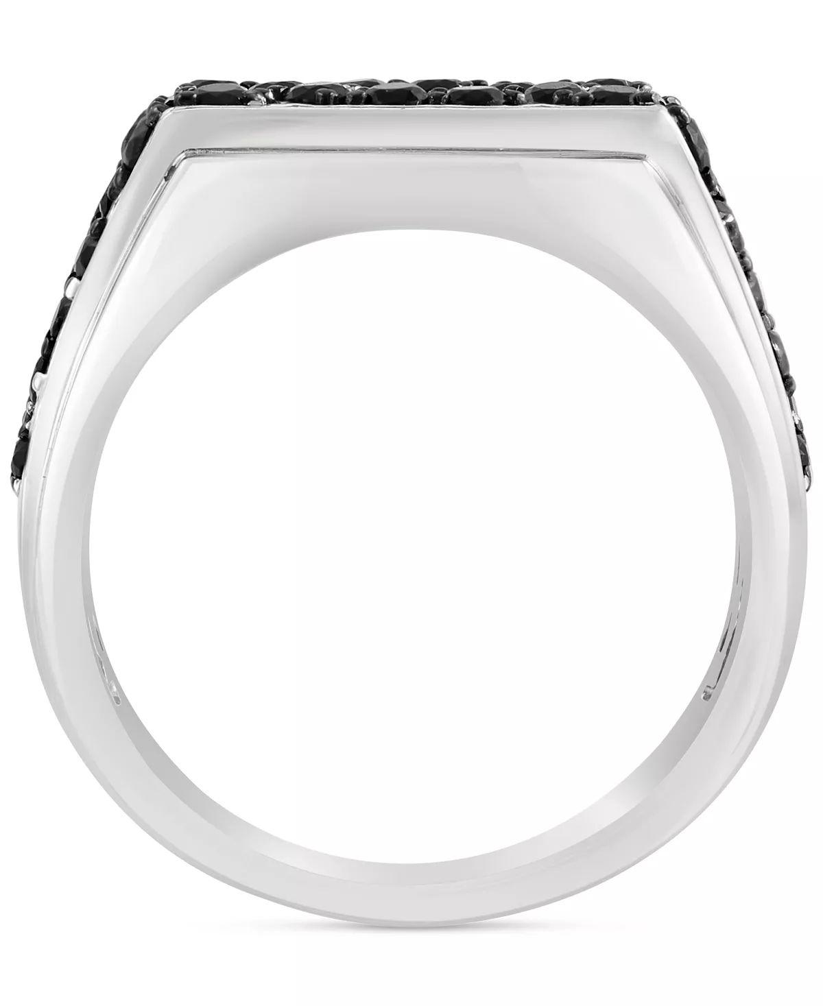 EFFY Collection ® Men's Black Spinel Chain Link Ring (3/8 Ct. T.w.) In Sterling Silver 4 EFFY Collection ® Men's Black Spinel Chain Link Ring (3/8 Ct. T.w.) In Sterling Silver - Image 4