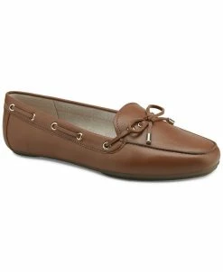 Charter Club Davinaa Lace-Up Loafer Flats, Created For Macy's