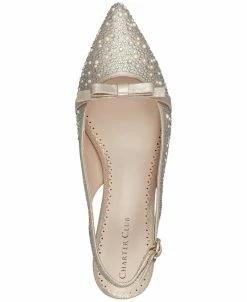 Charter Club Gilaa Evening Slingback Pumps, Created For Macy's -rings shop 23534214 fpx