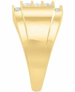 EFFY Collection ® Men's Diamond Multirow Cluster Ring (1 Ct. T.w.) In 10k Gold -rings shop 23598274 fpx