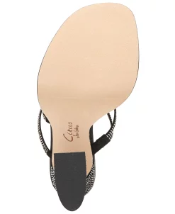 Circus NY Hanson Strappy Rhinestone Flared-Heel Sandals 10 Circus NY Hanson Strappy Rhinestone Flared-Heel Sandals -rings shop 23601044 fpx