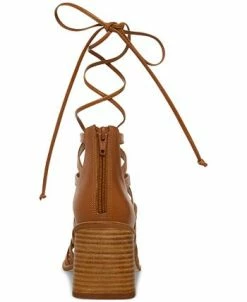 Steve Madden Women's Cherrie Ghillie Lace-Up Block-Heel Sandals -rings shop 23644089 fpx