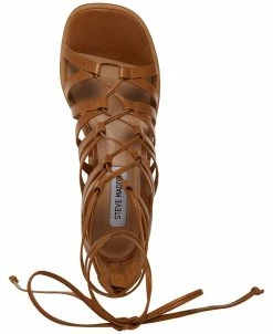 Steve Madden Women's Cherrie Ghillie Lace-Up Block-Heel Sandals -rings shop 23644090 fpx