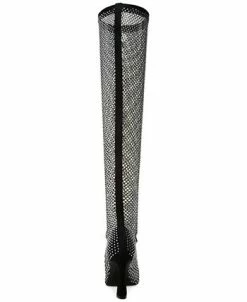 Steve Madden Women's Sapphire Rhinestone Mesh Dress Boots -rings shop 23644460 fpx