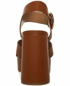 Steve Madden Women's Elkin Ankle-Strap Crisscross Platform Sandals -rings shop 23650056 fpx