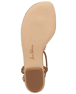 Sam Edelman Women's Brinda Beaded T-Strap Flat Sandals -rings shop 23651882 fpx