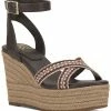 Vince Camuto Fettanas Ankle-Strap Espadrille Platform Wedge Sandals