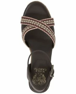 Vince Camuto Fettanas Ankle-Strap Espadrille Platform Wedge Sandals -rings shop 23704798 fpx