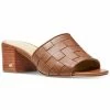 Michael Kors Women's Ingrid Woven Mid-Heel Mule Sandals