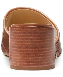 Michael Kors Women's Ingrid Woven Mid-Heel Mule Sandals -rings shop 23777797 fpx