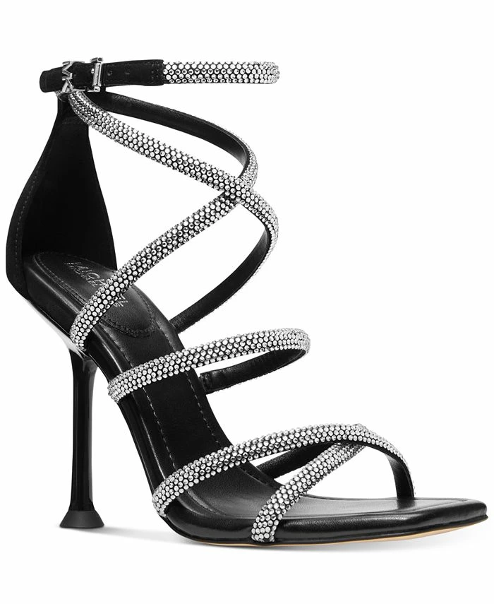 Michael Kors Women's Imani Strappy Dress Sandals 1 Michael Kors Women's Imani Strappy Dress Sandals