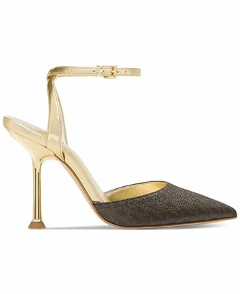 Michael Kors Women's Imani Ankle-Strap Pointed-Toe Pumps 2 Michael Kors Women's Imani Ankle-Strap Pointed-Toe Pumps - Image 2