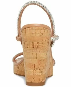 Steve Madden Women's Udell Rhinestone Strappy Wedge Sandals 8 Steve Madden Women's Udell Rhinestone Strappy Wedge Sandals -rings shop 23792831 fpx