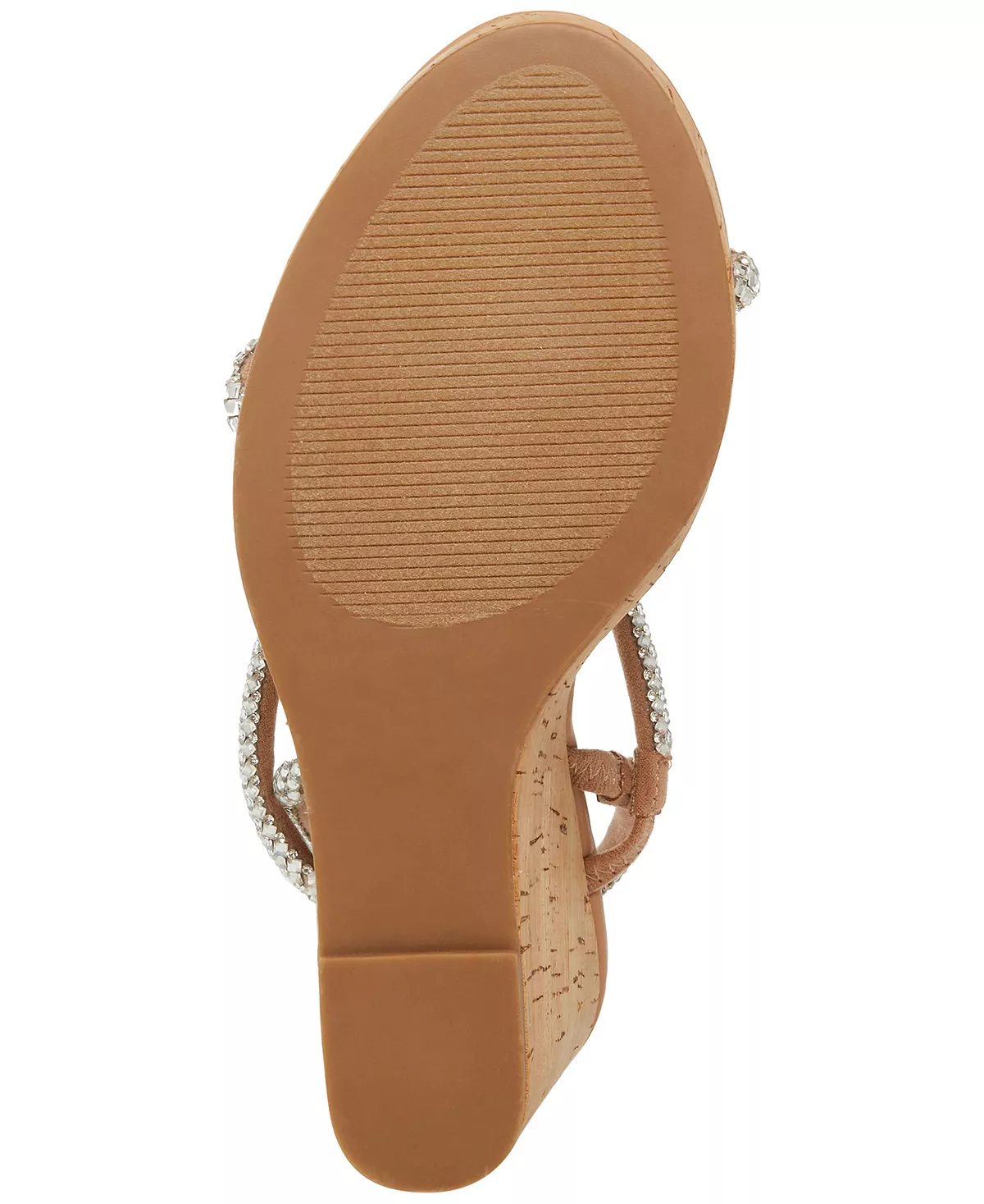 Steve Madden Women's Udell Rhinestone Strappy Wedge Sandals 5 Steve Madden Women's Udell Rhinestone Strappy Wedge Sandals - Image 5