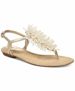 Sam Edelman Women's Brinda Beaded T-Strap Flat Sandals