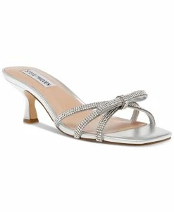 rings shop 27 Steve Madden Women's Sheley Bow Strappy Kitten-Heel Sandals