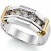 Macy's En's Diamond Ring (1/2 Ct. T.w.) In 10k Gold And White Gold