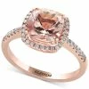 EFFY Collection ® Blush Morganite (1-5/8 Ct. T.w.) And Diamond (1/4 Ct. T.w.) Ring In 14k Rose Gold