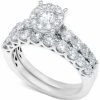 Macy's Diamond Bridal Ring Set (2 Ct. T.w.) In 14k White Gold Or Gold
