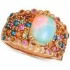 Le Vian Rainbow Multi-Gemstone (3-1/6 Ct. T.w.) & Diamond Accent Ring In 14k Rose Gold